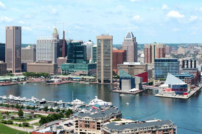 Baltimore Inner Harbor daytime
